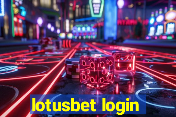 lotusbet login